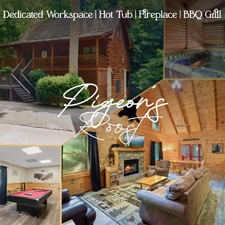Pigeon Forge Smokies Cabin W View, Games, Hot Tub